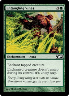 Entangling Vines (Magic 2010 Core Set) Medium Play