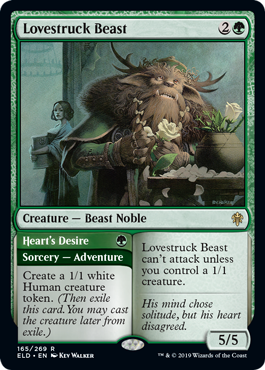 Lovestruck Beast (Throne of Eldraine) Near Mint