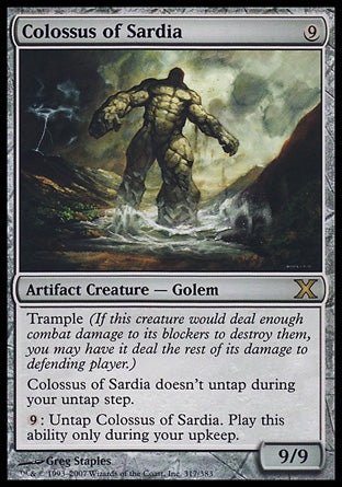 Colossus of Sardia (10th Edition) Medium Play