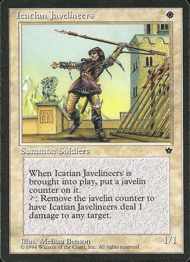 Icatian Javelineers (2) (Fallen Empires) Heavy Play