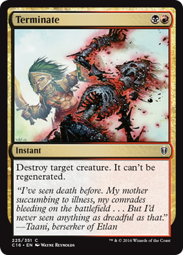 Terminate (Commander 2016 Edition) Near Mint