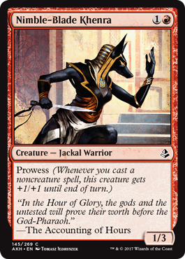 Nimble-Blade Khenra (Amonkhet) Medium Play