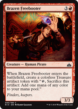 Brazen Freebooter (Rivals of Ixalan) Medium Play