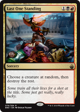 Last One Standing (Battlebond) Light Play