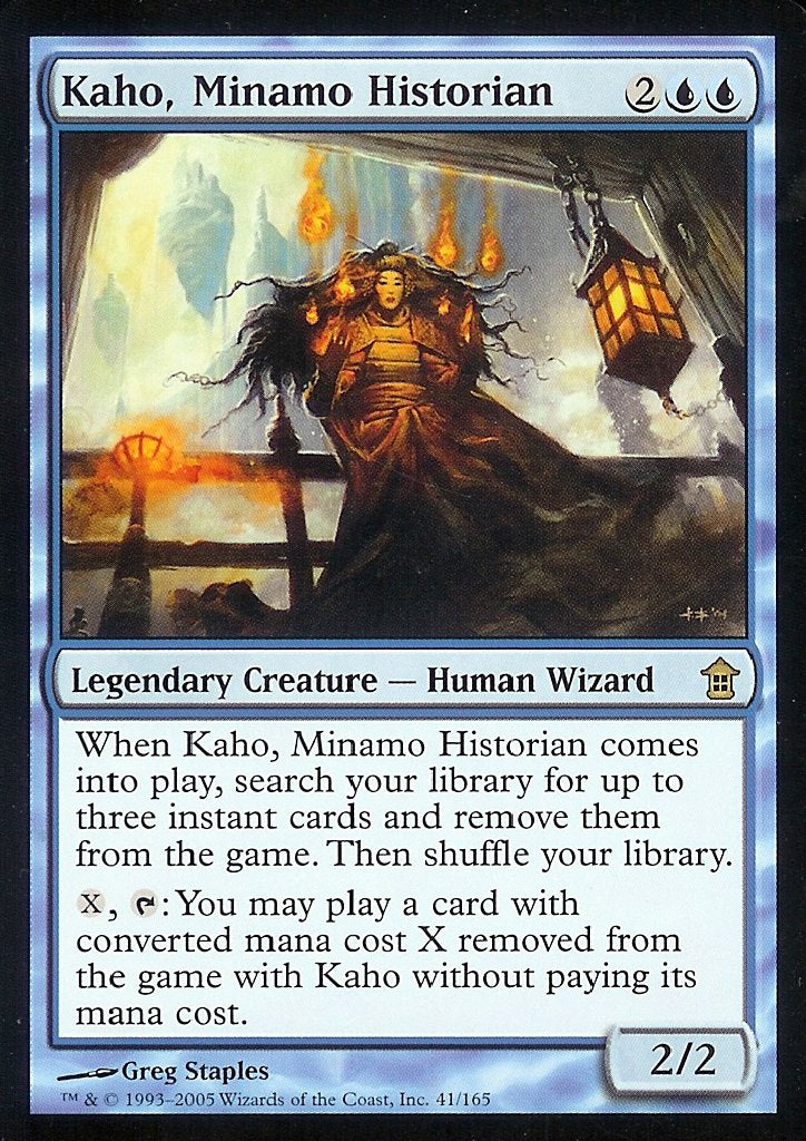 Kaho, Minamo Historian (Saviors of Kamigawa) Near Mint