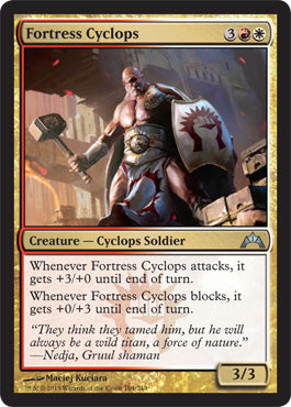 Fortress Cyclops (Gatecrash) Medium Play Foil