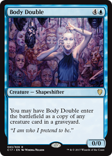 Body Double (Commander 2017) Heavy Play