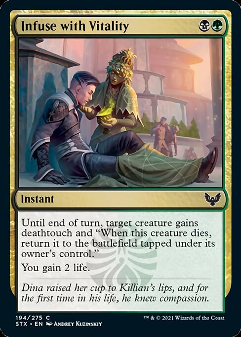Infuse with Vitality (Strixhaven) Near Mint Foil