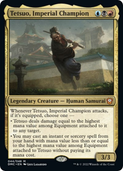 Tetsuo, Imperial Champion (Commander: Dominaria United) Light Play