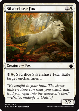 Silverchase Fox (Battlebond) Near Mint Foil