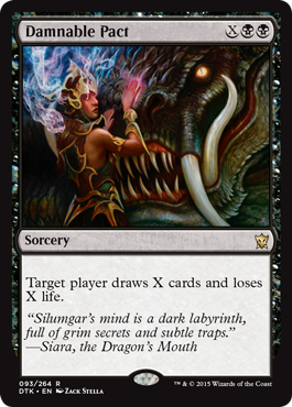 Damnable Pact (Dragons of Tarkir) Near Mint Foil