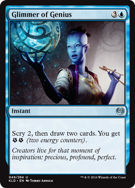 Glimmer of Genius (Kaladesh) Medium Play