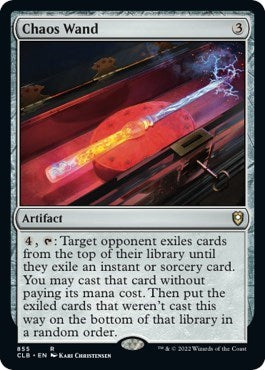 Chaos Wand (Commander Legends: Battle for Baldur's Gate) Light Play