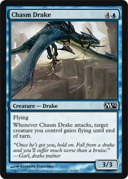 Chasm Drake (Magic 2012 Core Set) Light Play