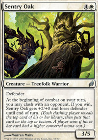 Sentry Oak (Lorwyn) Near Mint
