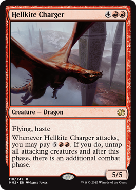 Hellkite Charger (Modern Masters 2015) Near Mint Foil