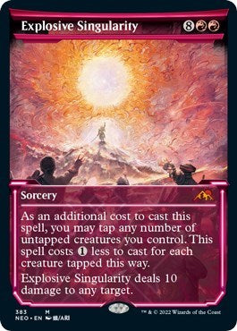Explosive Singularity (Showcase) (Kamigawa: Neon Dynasty) Near Mint