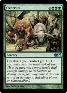 Overrun (Magic 2010 Core Set) Medium Play