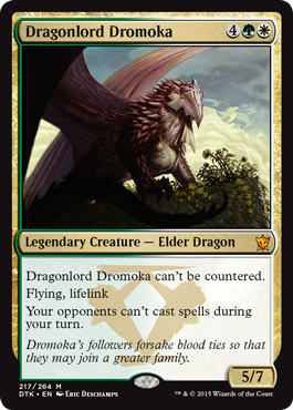 Dragonlord Dromoka (Dragons of Tarkir) Medium Play
