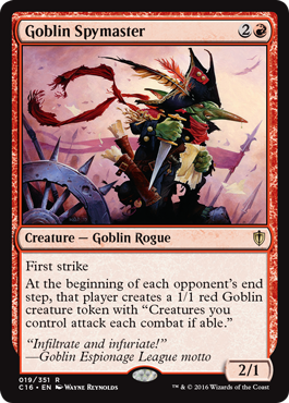 Goblin Spymaster (Commander 2016 Edition) Near Mint