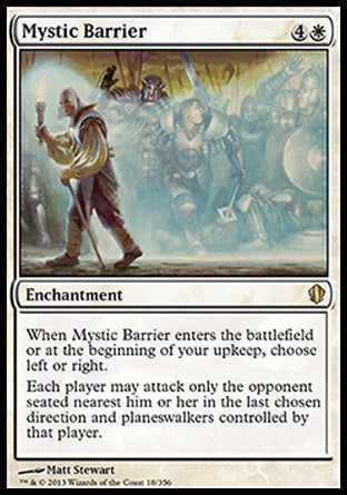 Mystic Barrier (Commander 2013 Edition) Light Play