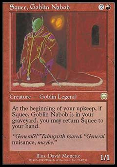Squee, Goblin Nabob (Mercadian Masques) Light Play