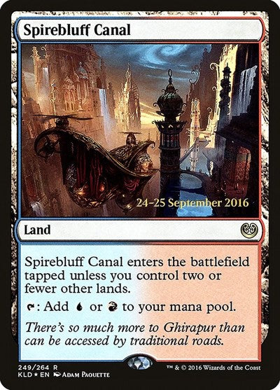 Spirebluff Canal (Promos: Prerelease Cards) Light Play Foil