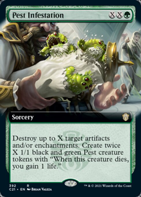 Pest Infestation (Extended Art) (Commander 2021 Strixhaven) Near Mint