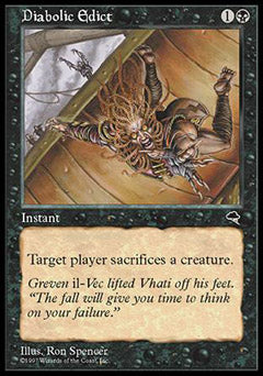 Diabolic Edict (Tempest) Medium Play