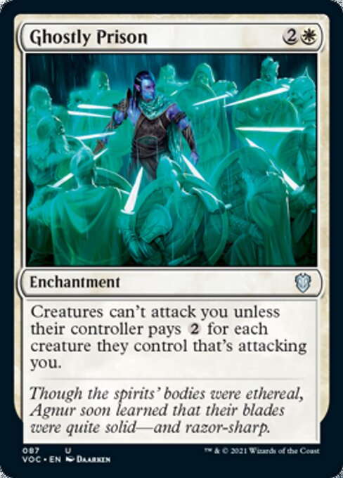 Ghostly Prison (Commander 2021 Crimson Vow) Near Mint