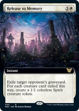 Release to Memory (Extended Art) (Commander: Kamigawa: Neon Dynasty) Near Mint