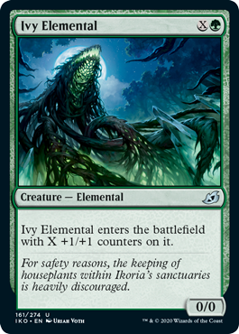 Ivy Elemental (Ikoria: Lair of Behemoths) Medium Play