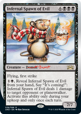 Infernal Spawn of Evil (Unsanctioned) Light Play