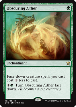 Obscuring Aether (Dragons of Tarkir) Light Play Foil