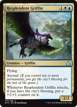 Resplendent Griffin (Rivals of Ixalan) Near Mint