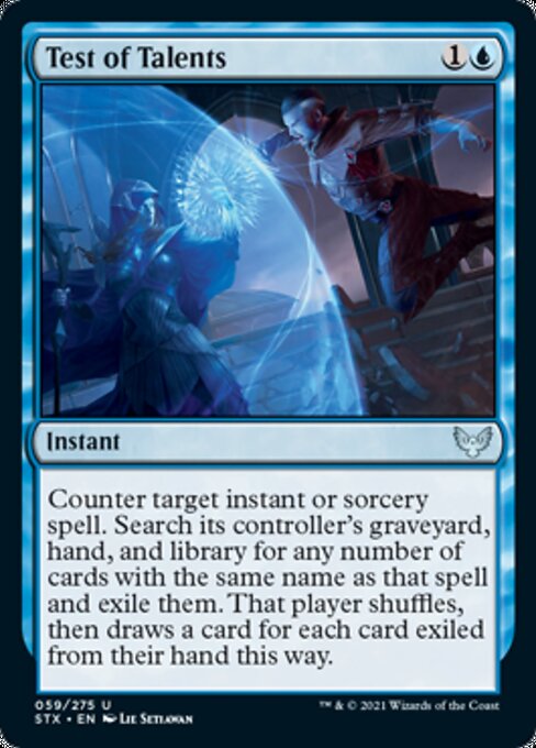 Test of Talents (Strixhaven) Near Mint