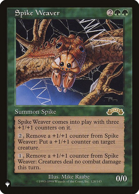 Spike Weaver (The List) Near Mint