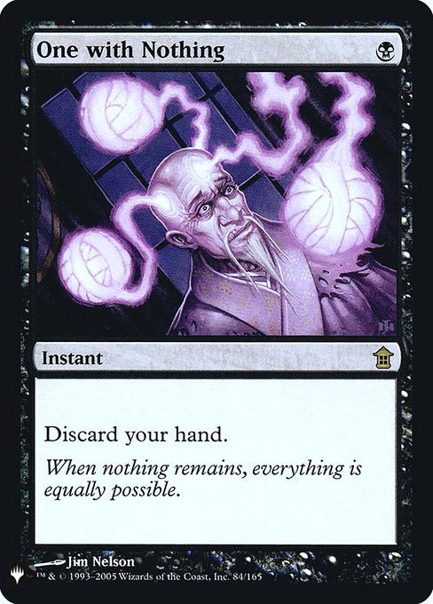 One with Nothing (Mystery Booster Retail Edition Foils) Near Mint Foil
