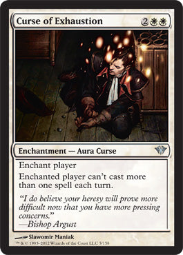Curse of Exhaustion (Dark Ascension) Near Mint Foil