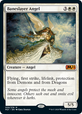 Baneslayer Angel (Magic 2021 Core Set) Near Mint