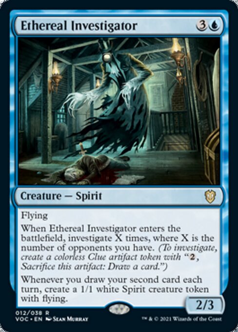Ethereal Investigator (Commander 2021 Crimson Vow) Near Mint