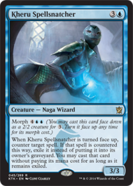 Kheru Spellsnatcher (Khans of Tarkir) Light Play