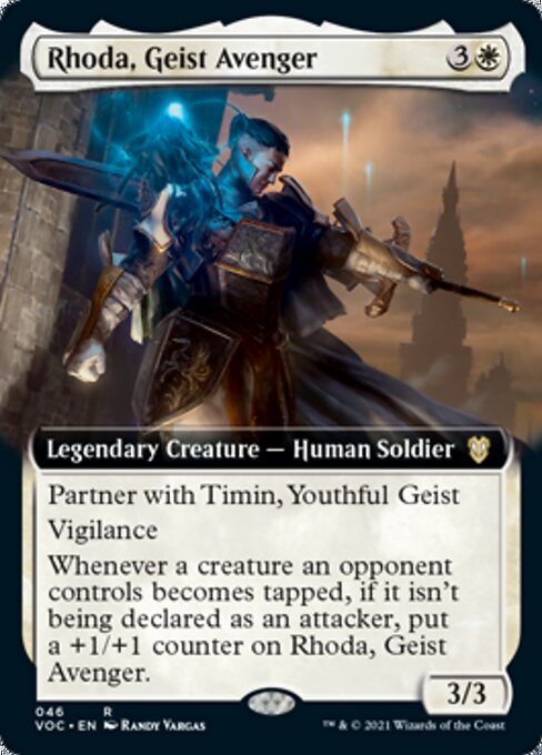 Rhoda, Geist Avenger (Extended Art) (Commander 2021 Crimson Vow) Near Mint