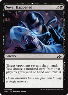 Never Happened (Guilds of Ravnica) Near Mint