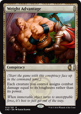 Weight Advantage (Conspiracy: Take the Crown) Near Mint