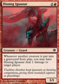 Hissing Iguanar (Shards of Alara) Medium Play