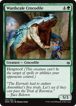 Wardscale Crocodile (War of the Spark) Near Mint