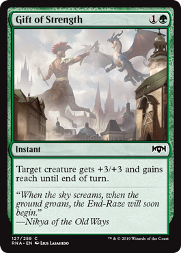 Gift of Strength (Ravnica Allegiance) Near Mint