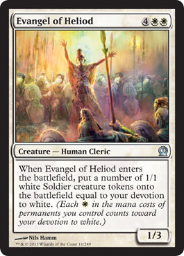 Evangel of Heliod (Theros) Near Mint Foil