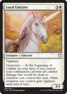 Loyal Unicorn (Commander 2018) Near Mint